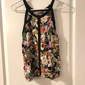 Eloise Tropical Floral Print Tank Top